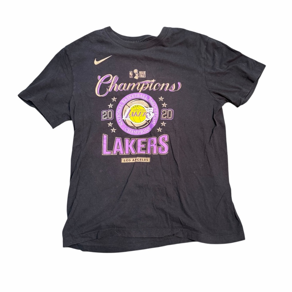 Nike Los Angeles Lakers 2020 NBA Champions Tee – Black